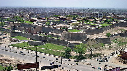 The Bala Hissar fort in Peshawar was one of the royal residences of the Durrani kings.