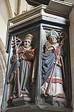 Gregor der Große (links) und Augustinus (rechts)