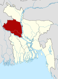Bangladesh location map-Rajshahi Division.svg