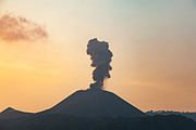 Barren Island erupts