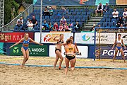 Deutsch: Beachhandball Europameisterschaften 2019 (Beach handball Euro); Tag 6: 7. Juli 2019 – Spiel um Platz Drei, Frauen, Kroatien-Niederlande 0:2 (14:23, 20:22) English: Beach handball Euro; Day 6: 7 July 2019 – Women's Bronze Medal Match – Croatia-Netherlands 0:2 (14:23, 20:22)