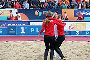 Deutsch: Beachhandball Europameisterschaften 2019 (Beach handball Euro); Tag 6: 7. Juli 2019 – Siegerehrungen English: Beach handball Euro; Day 6: 7 July 2019 – Medal ceremony