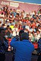 Deutsch: Beachhandball bei den Olympischen Jugendspielen 2018 in Buenos Aires; Tag 7, 13. Oktober 2018; Medaillenzeremonie Mädchen - Gold: Argentinien, Silber: Kroatien, Bronze: Ungarn English: Beach handball at the 2018 Summer Youth Olympics in Buenos Aires at 13 October 2018 – Medal Ceremony Girls - Gold: Argentina, Silver: Croatia, Bronze: Hungary Español: Handball de playa en los Juegos Olimpicos de la Juventud Buenos Aires 2018 en 13 de octubre de 2018 – Medalla Ceremonia para niñas - Oro: Argentina, Plata: Croacia, Bronce: Hungría