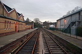 Arrival at Windermere station