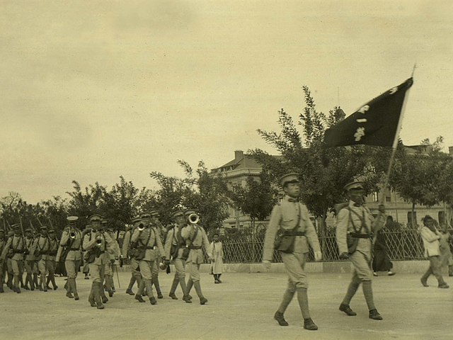 Beiyang Army troops in the 1920s.