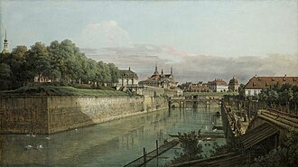 The Moat of the Zwinger in Dresden, 1751-1752