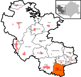 Bennungen - Carte