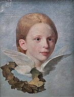 詩人Ondine Valmoreの肖像画(1830) Musée de la Chartreuse