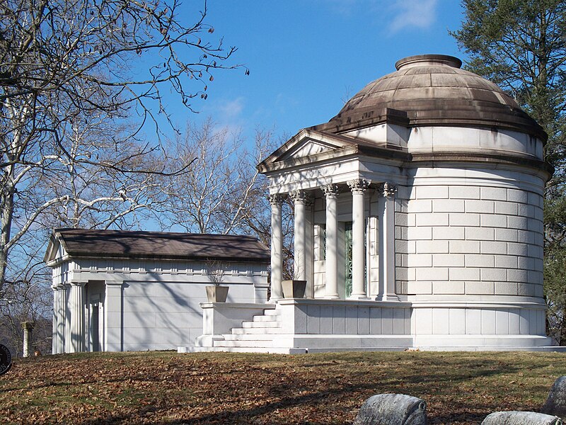 Bindley mausoleum from the right