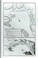 Χάρτης του Όρμου της Αλικαρνασσού μαζί με τον Αρκό, 1772.