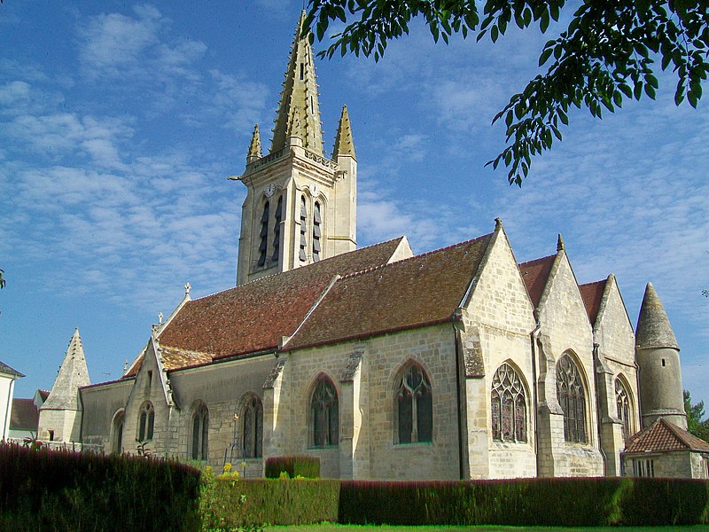 File:Boran-sur-Oise (60), église Saint-Vaast, vue d'ensemble.jpg