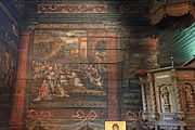 English: Painting in Bottnaryds church near Jönköping, Sweden This is a photo of a protected building in Sweden, number 21300000004432 in the RAÄ buildings database.