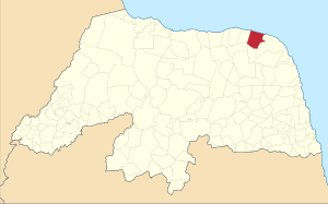 Localização de São Miguel do Gostoso