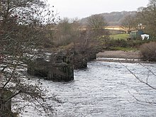 Bridge piers of the old Border Counties Railway viaduct (3) - geograph.org.uk - 1057552.jpg