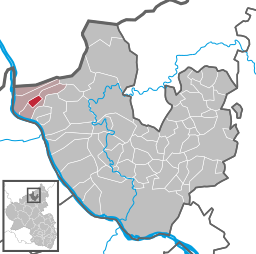 Läget för Bruchhausen i Landkreis Neuwied