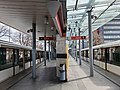 Alstom szerelvények az Örs vezér tere végállomáson