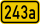 Bundesstrasse 243a number.svg