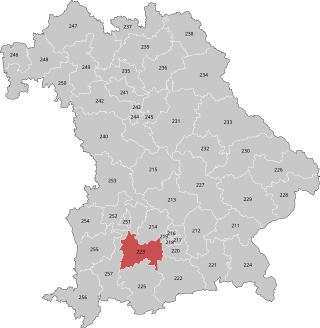 <span class="mw-page-title-main">Starnberg – Landsberg am Lech</span> Constituency for the elections to the German Bundestag