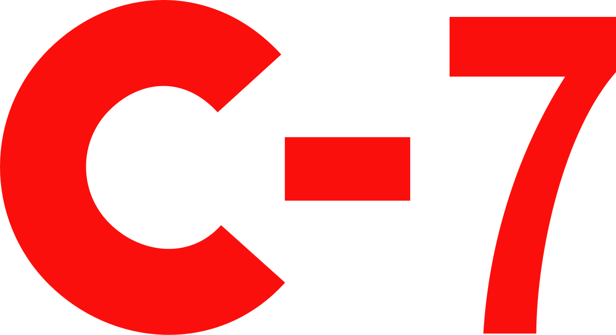 Красная 7 5. C7. 7. A7 c7. 24/7 Красная на прозрачном фоне.