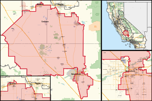 California's 22nd congressional district (since 2023) (new version).svg