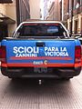 Camioneta de campaña Scioli - Zanini para las elecciones presidenciales de Argentina de 2015.JPG
