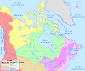 carte des bassins de drainage du Canada