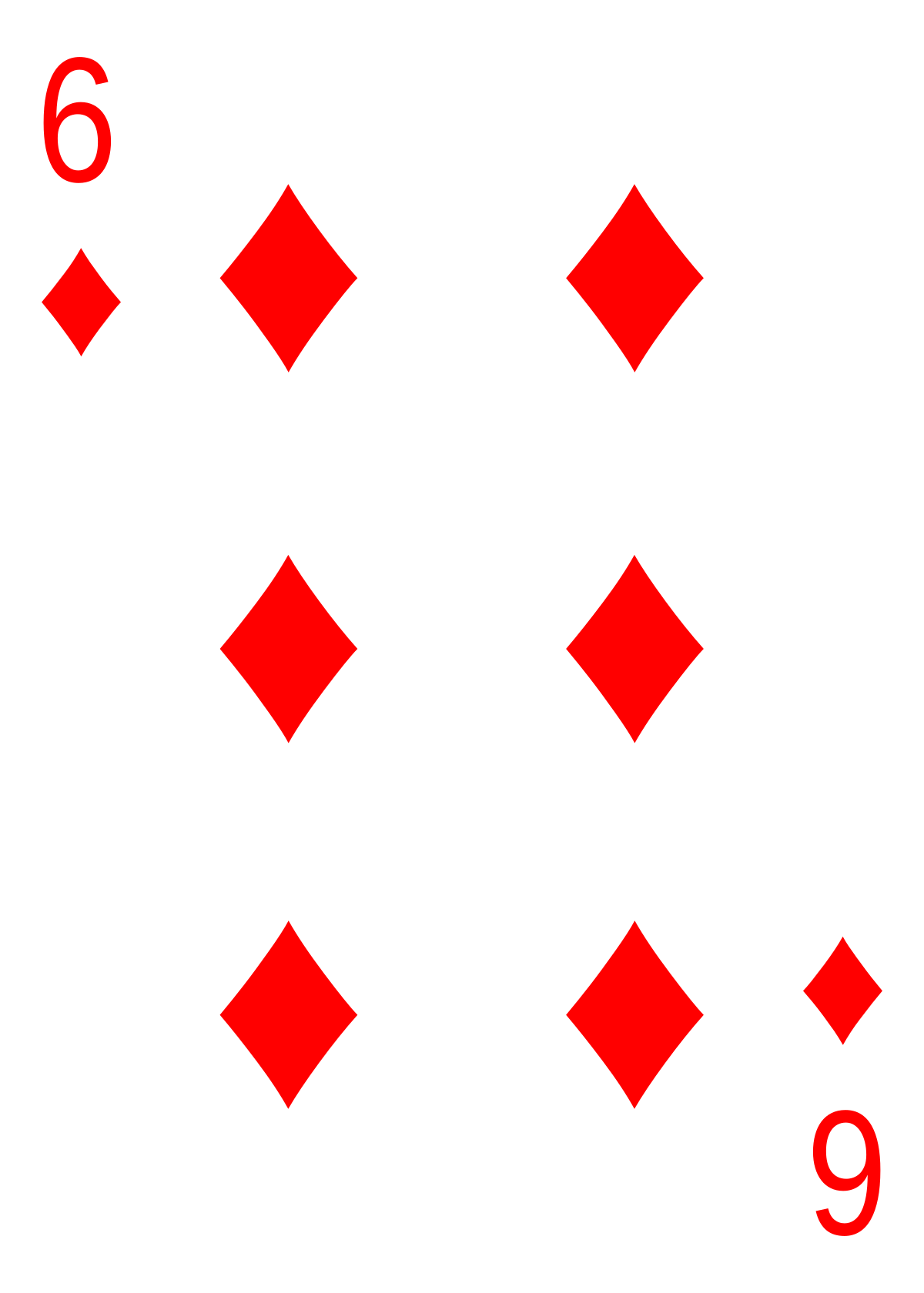 Six of diamonds