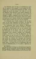 Le dixiesme jour de may, je continué ma route dès le matin et fus camper a trois quarts de Mataouan[67] ; la pluie nous empescha d’y aller. Nous fumes une partie du temps à la voile et le sr de ste Helenne resta derrière pour haster quelques canots endommagés. Je fis mettre les armes en état et charger a balles, craignant qu’a mon arrivée, a la fourche de Mataouan, les Iroquois joints aux anglois de boston ne m’y eussent dressé une embuscade sur l’advis qu’ils avoient peu avoir de ma marche. Le onziesme may, il plut, neigea et fist un gros vent, ce qui nous empescha de partir ; de plus les eaux crurent cette journée là, de plus d’un pied. Le douxiesme may, nous allâmes à Mataouan qui signifie en langue sauvage fourche de rivière, y en ayant effectivement une en cet endroit dont la gauche qui est au sud et (est) (422) le chemin des Outaouais, et la droitte, qui est au nord, par conséquent mon chemin, conduit aux Themiskamingue. J’arrive a ce lieu de Mataouan de fort bonne heure, ce qui fist que le P. Silvie célébra la ste. messe. Nous nous trouvâmes en cet endroit sur une pointe de cabanne des sauvages qui faisoient des canots. Ils parurent surpris de nous voir tant de monde. Il avoit neigé le matin mais le soir il fist assey beau. Je disné avec le sr Juchereau[68] qui venoit de Michilmakina, et s’en alloit a Quebecq en