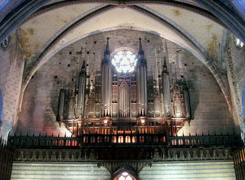 File:Cathédrale Mirepoix-Orgue.jpg