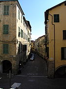 Via Marenco, cuore del centro storico