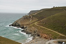 James grew up in Cornwall (pictured: Cornwall's Chapel Porth, seen on the cover and referenced in the liner notes of James's 1993 album Surfing on Sine Waves). Chapel Porth (6345).jpg