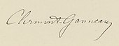 signature de Charles Simon Clermont-Ganneau