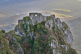 Chateau de Roquefixade říjen 2020 zoom.jpg