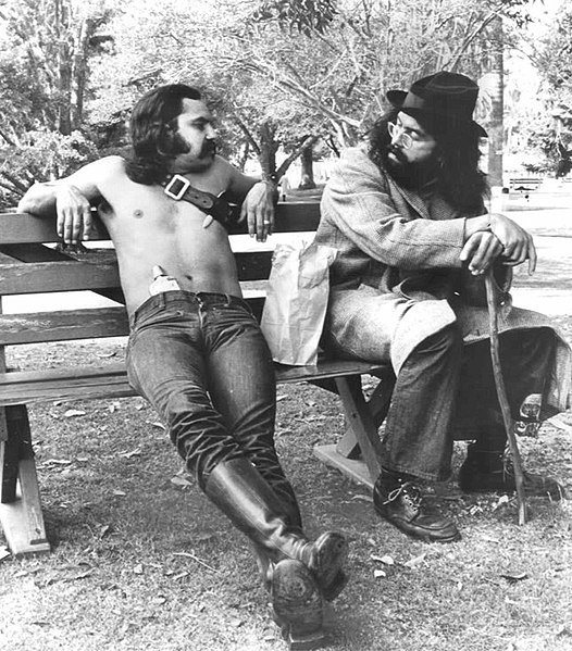 Cheech and Chong in the early 1970s