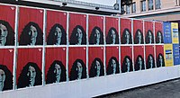 Chris Cornell posters in Los Angeles (2018)