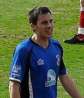 Smith playing for Tamworth in 2010 Chris Smith 27-03-2010 1.jpg