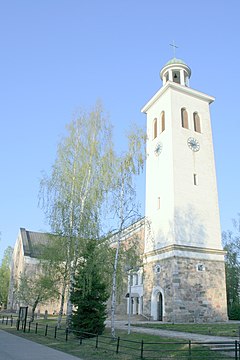 Orimattilan kirkko toukokuussa 2006