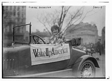 Claire Rochester circa 1916 on her car tour.jpg