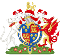 Coat of Arms of Henry VII of England (1485-1509) Variant 3.svg
