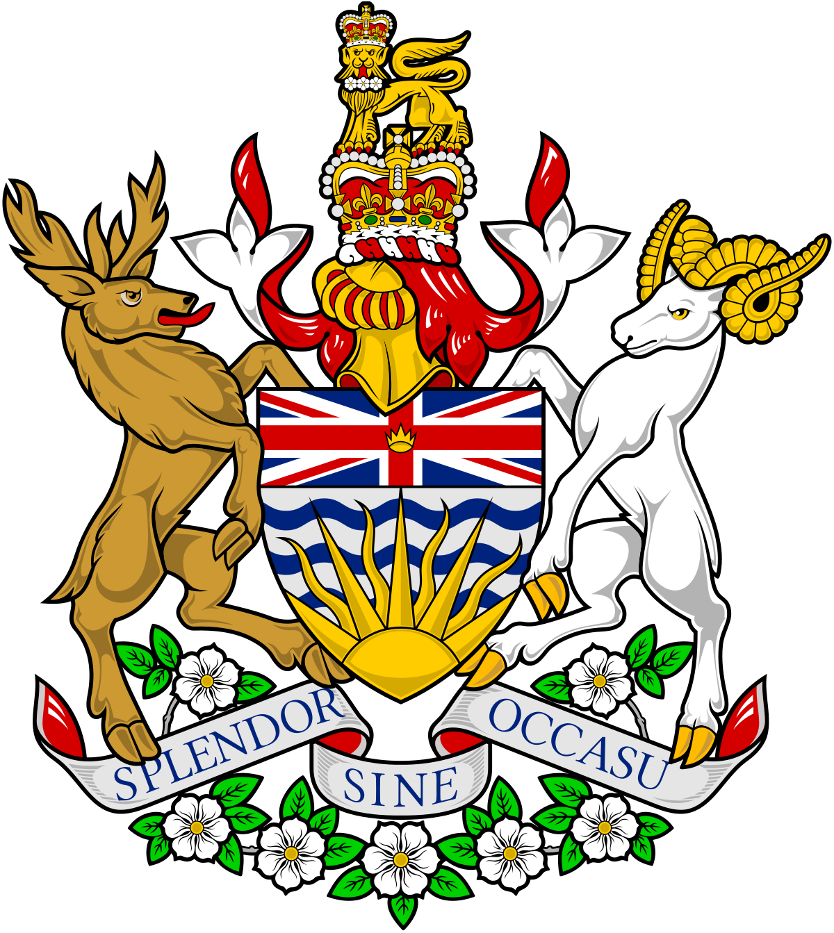 Канадский герб. Герб британской Колумбии. Герб Канады. Геральдика Канады. Канадские эмблемы.