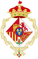 Espanjan Infantas Elenan ja Cristinan vaakuna naimattomina naisina (1982-1988) .svg