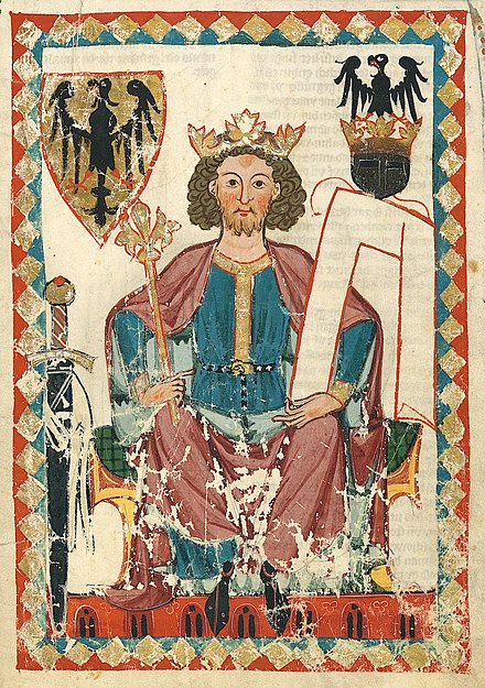 Portrait from the Codex Manesse, c. 1304