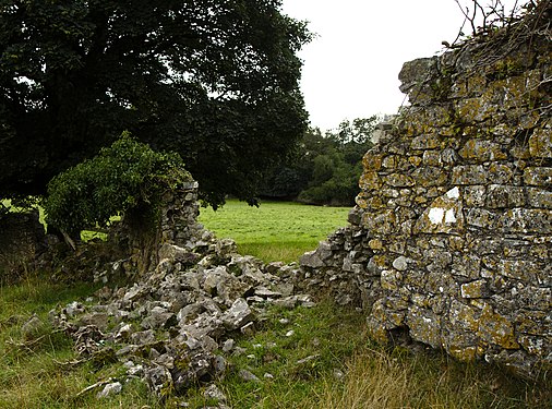 Collapsed wall