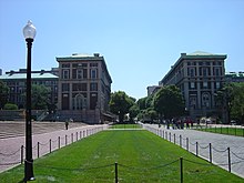 The conversation with Saliba occurred at College Walk according to Shrier. Columbia College Walk.jpg