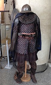 Replica of 12th century Serbian medieval armor Costimography for the Nemanjici series.IMG 3637 (2).jpg