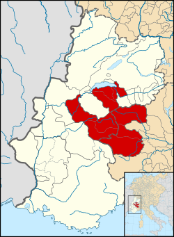 薩伏依伯國以其屬地。紅色(  )區域屬於十三世紀的神聖羅馬帝國，部分白色    區域屬於勃艮第王国 。
