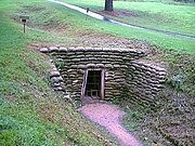 Crater mine entrance