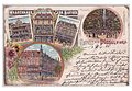 Düsseldorf, Warenhaus Hartoch Postkarte 1898