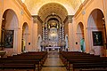 L'interior de l'església, barroca