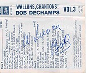 signature de Bob Dechamps